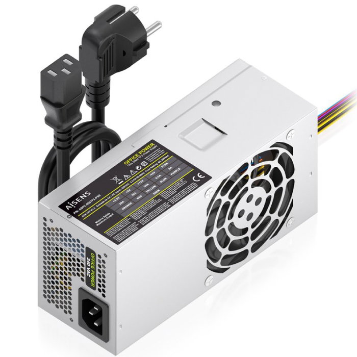 Aisens Fuente de Alimentación TFX 500W Plata ASPC-500TFX-PSE